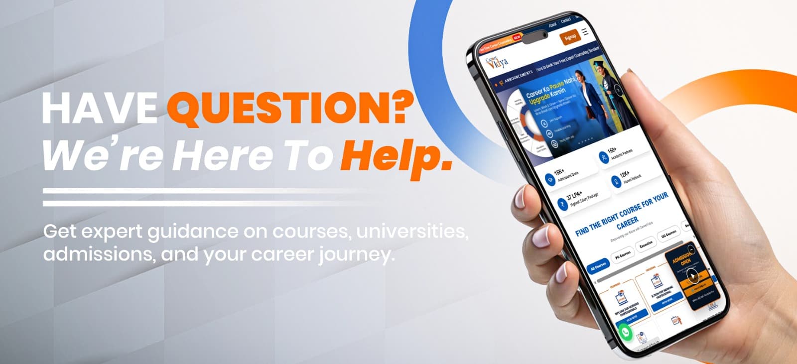 Contact CareerVidya for courses, university admissions and career guidance
