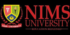 NIMS University logo
