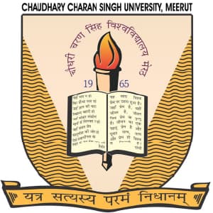 Chaudhary charan singh University logo